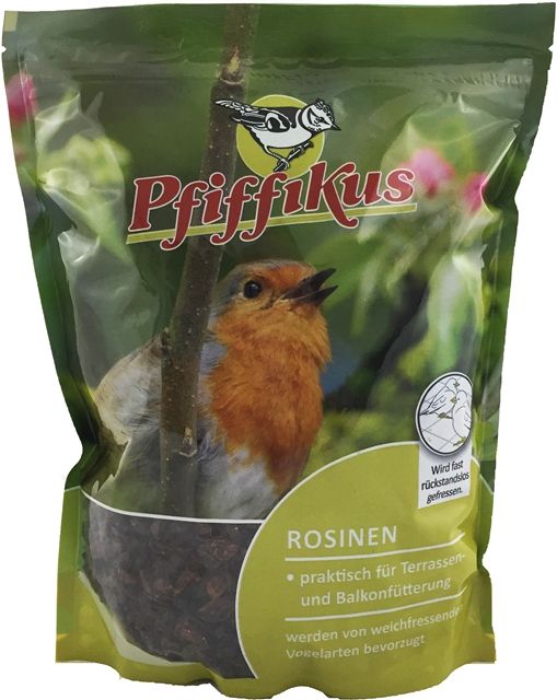  PFIFFIKUS Vogel-Rosinen, 0,75 Kg