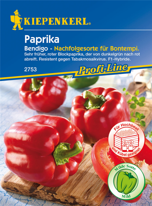  KIEPENKERL Paprikasamen „Bendigo F1“