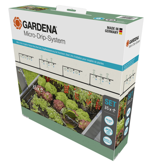  GARDENA Bewässerungs-Set „Micro Drip“, Für Hochbeete & Beete