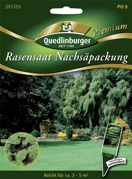  QUEDLINBURGER Nachsäpackung Rasen, 100 G