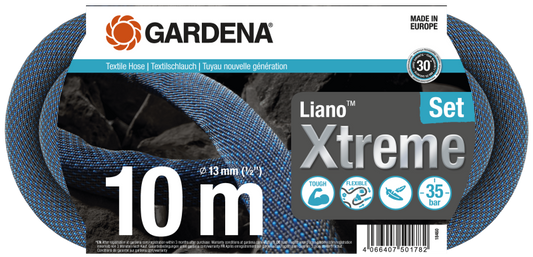  GARDENA Textilschlauch-Set „Liano™ Xtreme“, 1/2 Zoll, 10 M