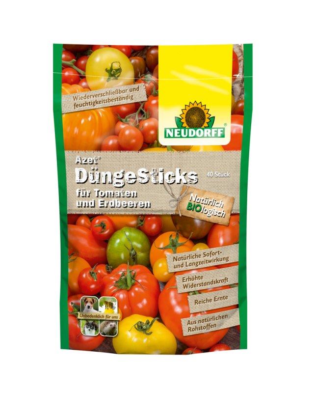  AZET Düngesticks Für Tomaten & Erdbeeren, 40 Stück