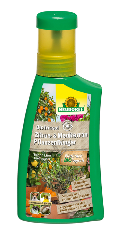  BIO TRISSOL Plus Zitrus-& Mediterranpflanzen Dünger, 250 Ml