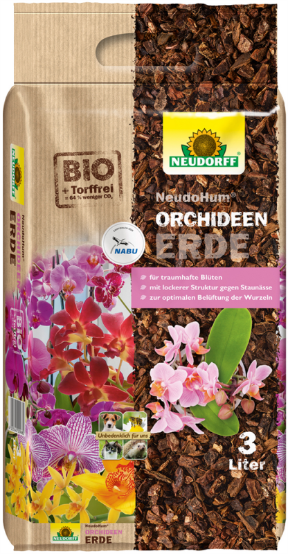  NEUDOHUM Orchideenerde, 3 L