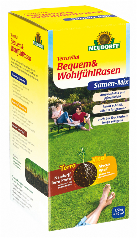  TERRA VITAL Rasensamen-Mix „Bequem&Wohlfühl“