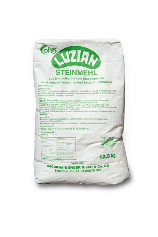  OSCORNA Steinmehl „Luzian“, 12,5 Kg