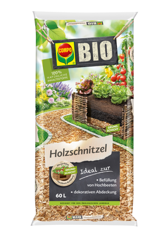  COMPO Bio-Holzschnitzel, 60 L