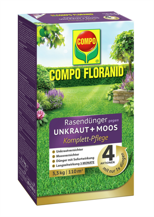  COMPO FLORANID Rasendünger Komplettpflege
