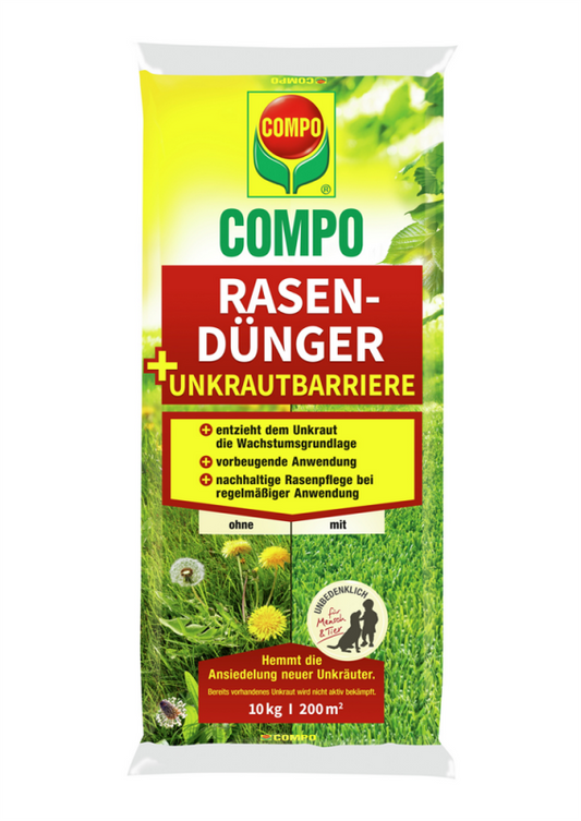  COMPO Rasendünger „Unkraut Nein Danke!“, 10 Kg