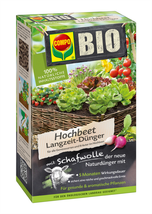  COMPO Bio-Hochbeet-Langzeitdünger, 750 G