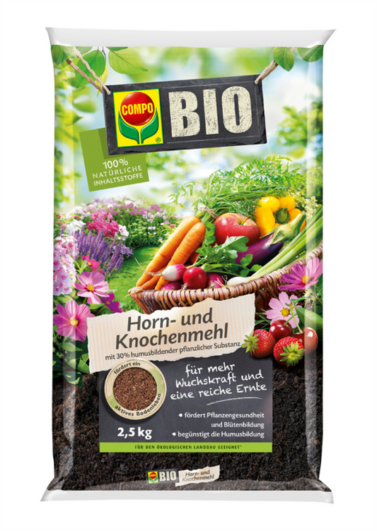  COMPO Bio-Horn-& Knochenmehl, 2,5 Kg