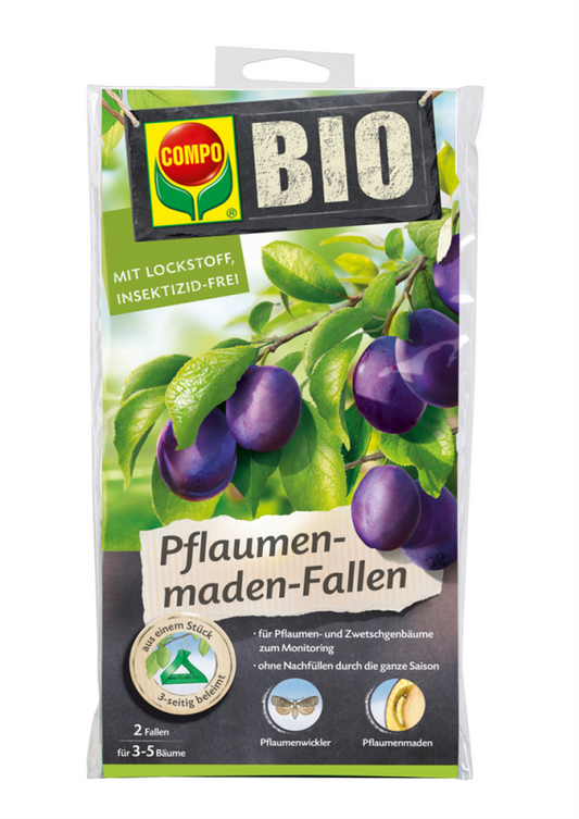  COMPO Bio-Pflaumenmadenfalle, 2 Stück