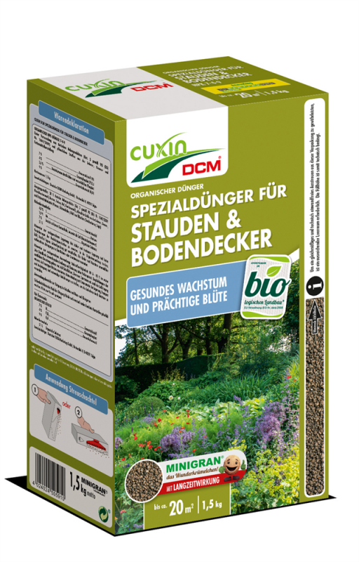 CUXIN Stauden- & Bodendeckerdünger, 1,5 Kg