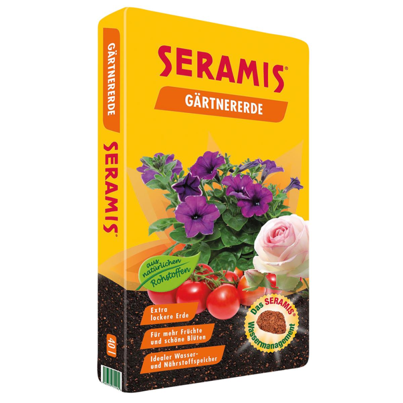  SERAMIS Gärtnererde, 2plus1, 40 L