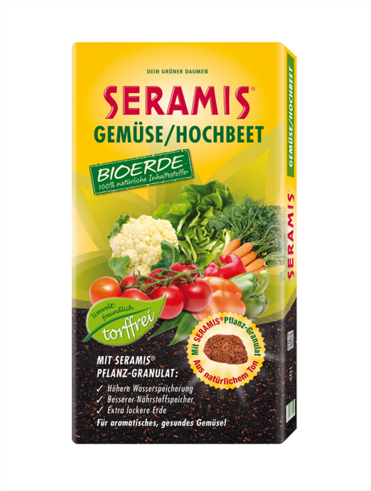  SERAMIS Bio Gemüse-& Hochbeeterde, 40 L