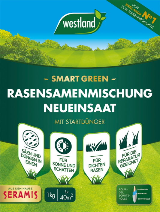  WESTLAND Rasensamenmischung Neueinsaat „Smart Green“
