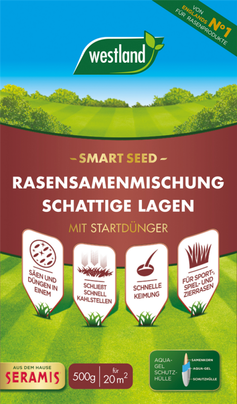  WESTLAND Schattenrasen „Smart Seed“, 500 G