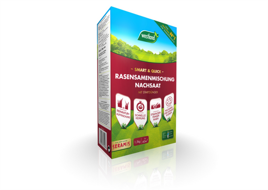  WESTLAND Rasen-Nachsaat „Smart & Quick“, 1,5 Kg