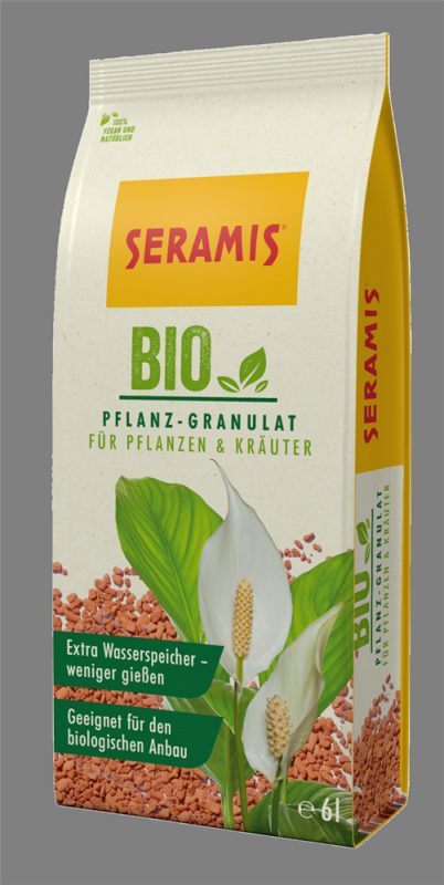  SERAMIS Bio-Pflanz-Granulat Für Zimmerpflanzen, 6 L