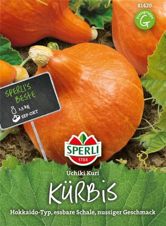  SPERLI Kürbissamen „Uchiki Kuri“