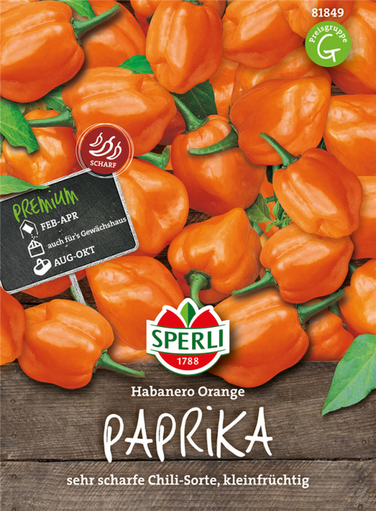  SPERLI Chilisamen „Habanero“