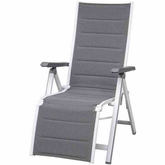  MWH Relaxsessel „Futosa“, 78x62x111 Cm, Grau