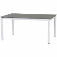  MWH Gartentisch „Futosa“, Fiberzement 160x95x74 Cm, Arktisch-grau