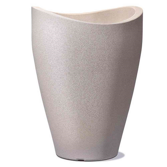  SCHEURICH Pflanzgefäß „Wave Globe“, High Slim, Ø40x80 Cm, Taupe