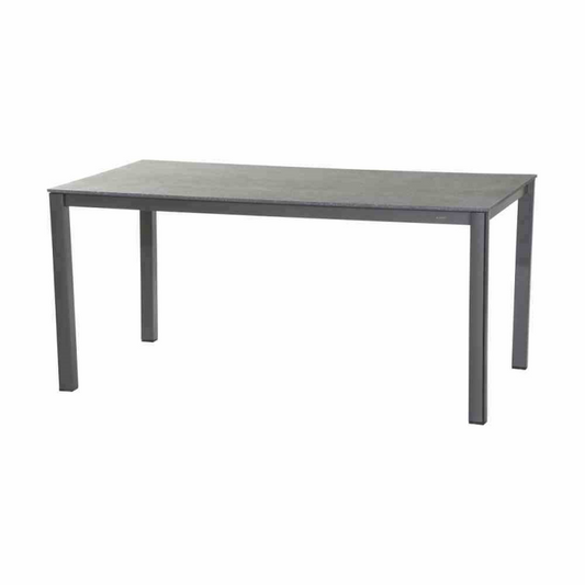  MWH Gartentisch „Elements“, Fiberzement, 160x90x74 Cm, Anthrazit-grau