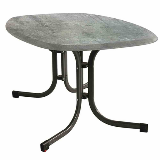  MFG Gartentisch, Klappbar, 146x94 Cm, Anthrazit