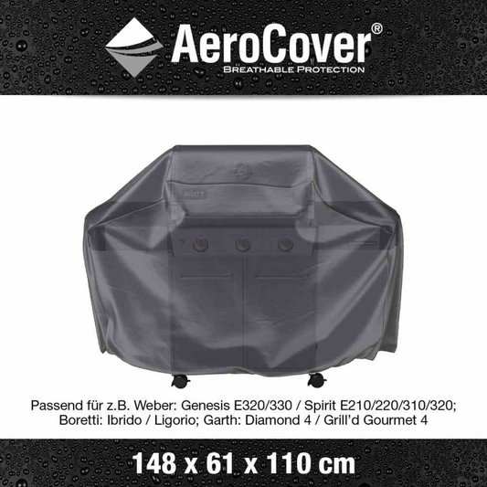  AEROCOVER Schutzhülle Für Grillgeräte, 148x52x101 Cm