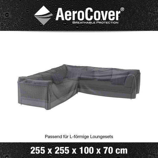  AEROCOVER Schutzhülle Für Eck-Loungeset, 255x255x100x70 Cm