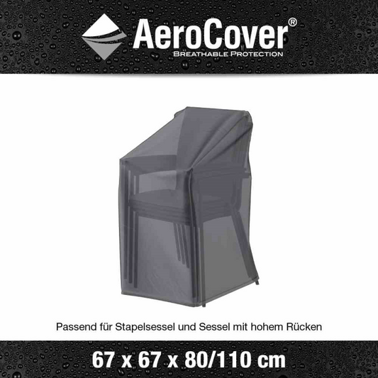  AEROCOVER Schutzhülle Für Stapelstühle, 67x67x80/110 Cm