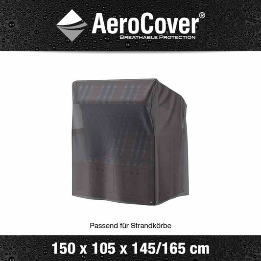  AEROCOVER Schutzhülle Für Strandkorb, 150x105x165/145 Cm