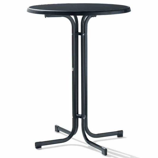  SIEGER Stehtisch, Ø86 Cm, Grau-eisengrau