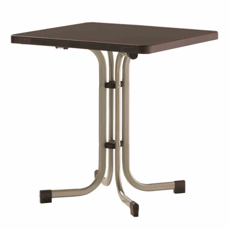  SIEGER Klapptisch, 70x70 Cm, Champagner-mocca