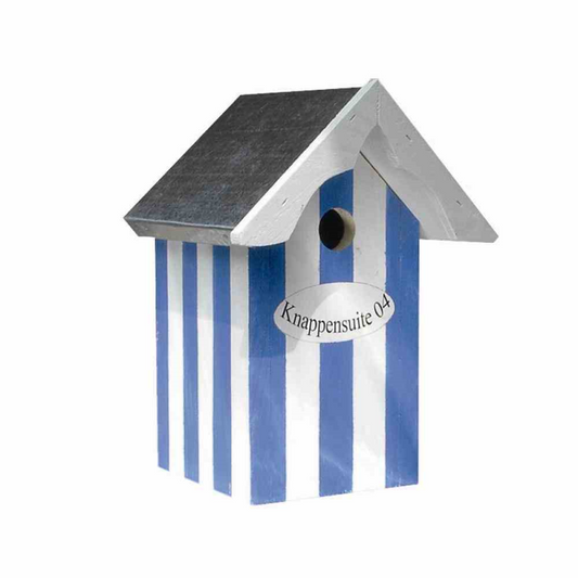  HOUSE & GARDEN Nistkasten „Knappensuite“, Weiß-blau