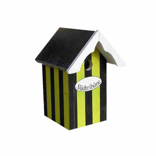  HOUSE & GARDEN Nistkasten „Südtribüne“, Schwarz-gelb
