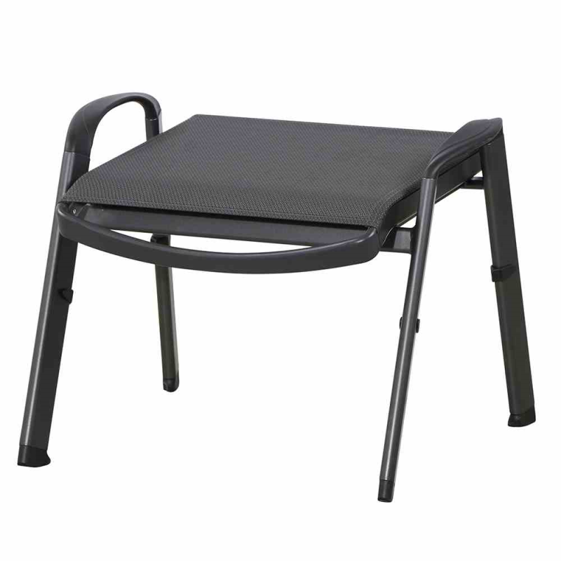  MWH Hocker „Largo“, 58,5x63x47,5 Cm, Eisengrau