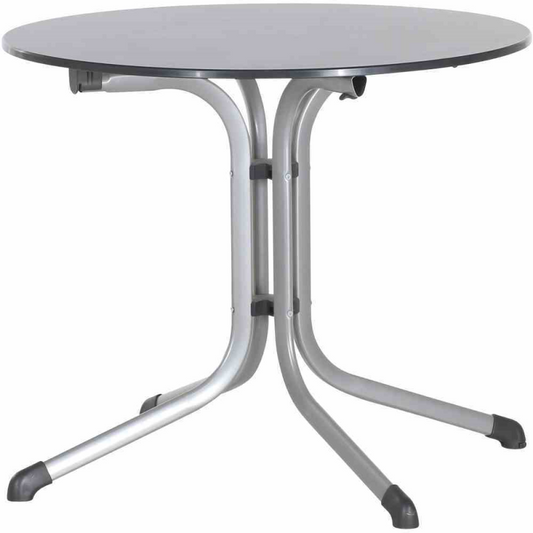  SIEGER Klapptisch, Vivodur, Ø85x73 Cm, Graphit-grau