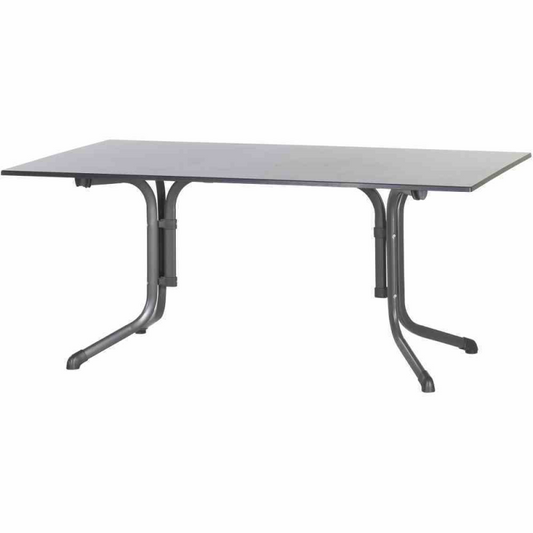  SIEGER Klapptisch, Vivodur, 165x95x73 Cm, Eisengrau-grau