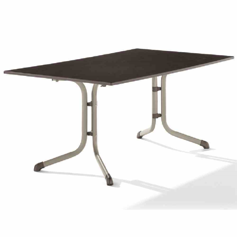  SIEGER Klapptisch, Vivodur, 165x95x73 Cm, Champagner-braun