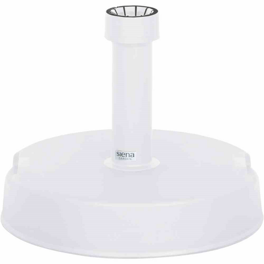  SIENA GARDEN Schirmständer 30 Kg, Ø 40 Cm,weiß