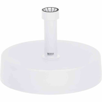  SIENA GARDEN Schirmständer 40 Kg, Ø 50 Cm, Weiß