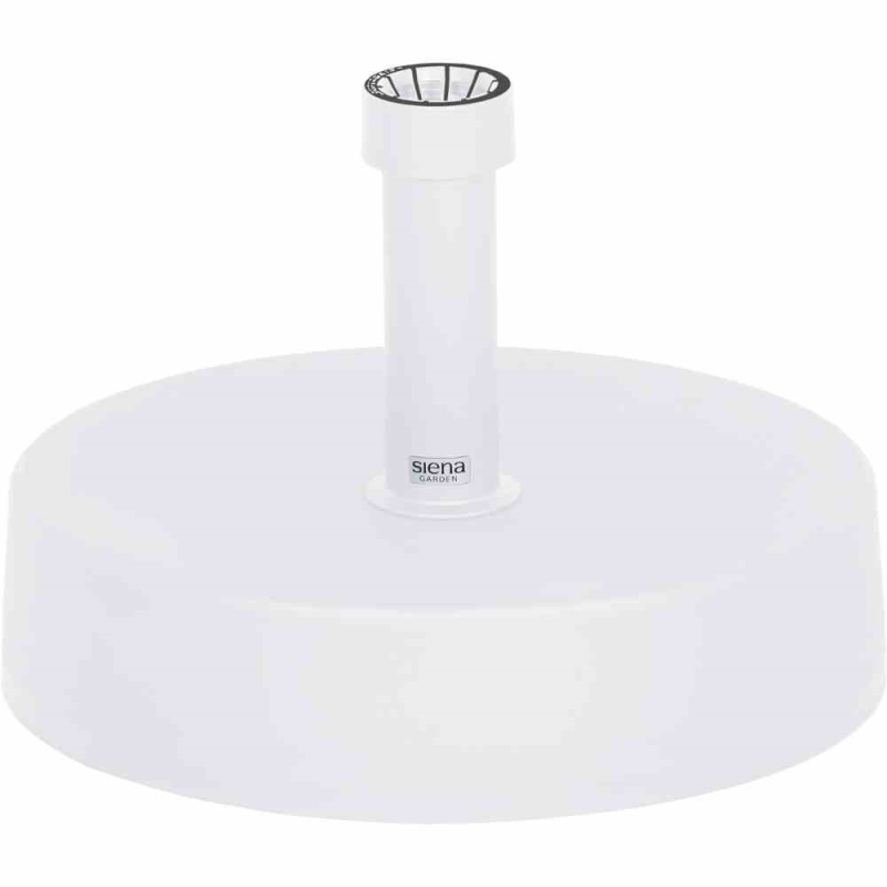  SIENA GARDEN Schirmständer 40 Kg, Ø 50 Cm, Weiß