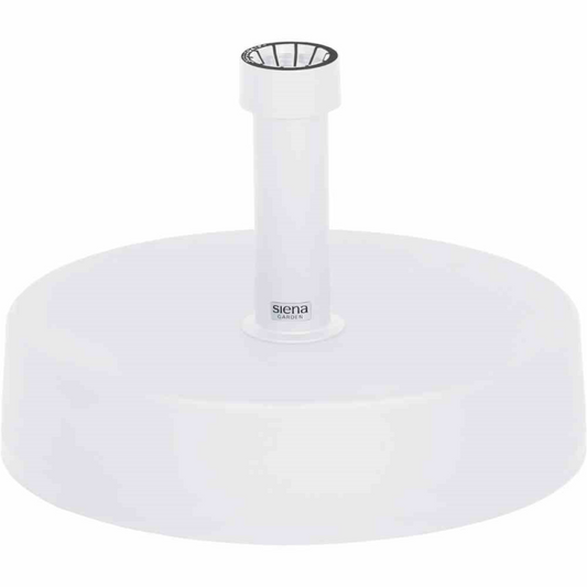  SIENA GARDEN Schirmständer 40 Kg, Ø 50 Cm, Weiß
