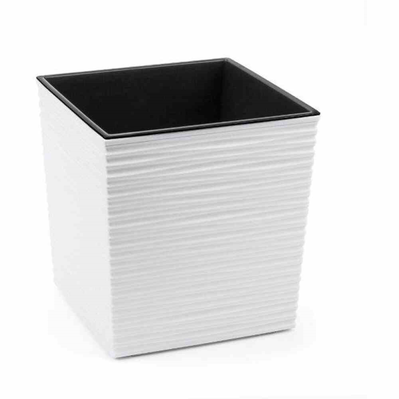  SIENA GARDEN Pflanzgefäß „Biron“, 30 Cm, Weiß