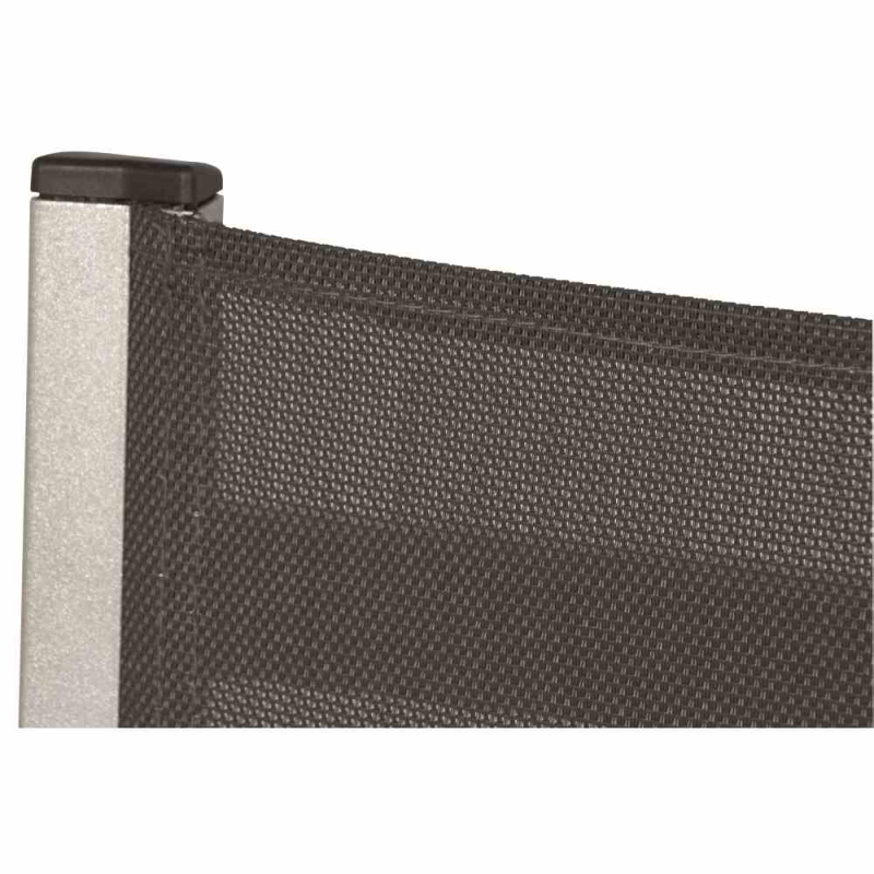  MWH Klappsessel „Elements“, 68x62x110 Cm, Silber-anthrazit