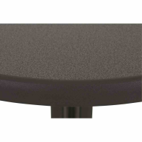  MFG Bistrotisch, 60 Cm, Schwarz-grau-silber