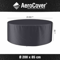  AEROCOVER Schutzhülle Für Gartenmöbelset, Ø200x85 Cm
